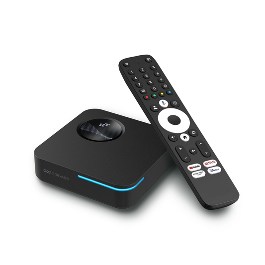 Streaming Box GX1 4K HDR Dolby Vision & Atmos Smart Google TV Android Player