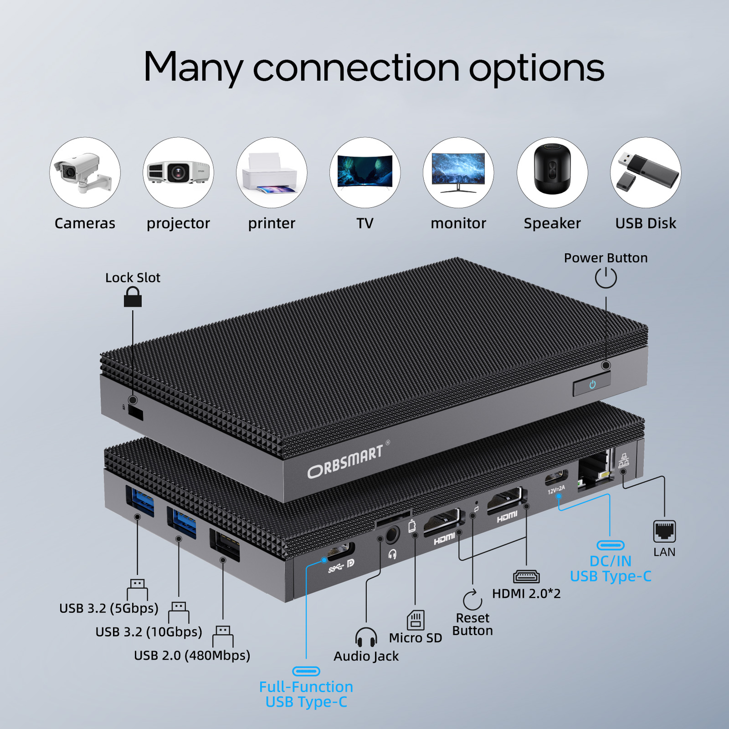 Orbsmart AW-15L Windows 11 Mini PC / Micro Computer / Desktop PC fanless 24x7 WIFI 6