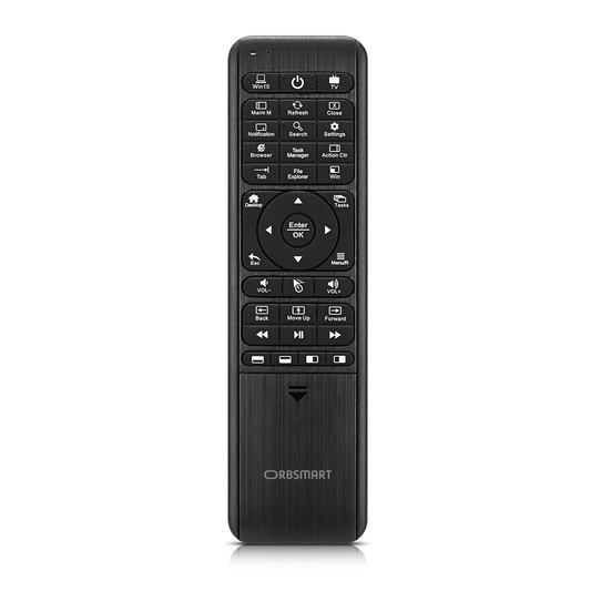 Orbsmart WA-1 kabellose Windows 10 & 11 Airmouse mit deutscher Tastatur & IR-Learning Funktion
