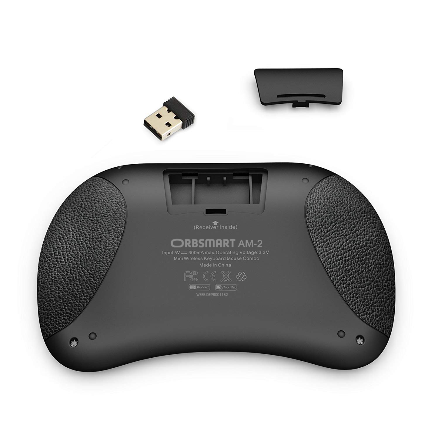 Orbsmart AM-2 kabellose Tastatur mit intergrierten Touchpad & LED-Beleuchtung