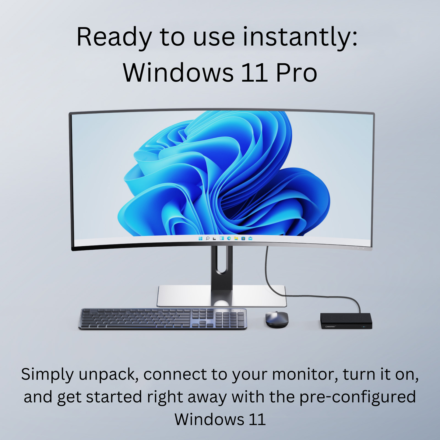 Orbsmart AW-16L | Fanless Mini PC (Intel N150, Win 11 Pro)