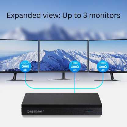 Orbsmart AW-16L | Fanless Mini PC (Intel N150, Win 11 Pro)